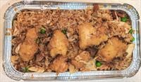 13A_________Crispy Chicken Chunks with  Rice Stir Fried